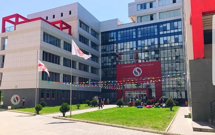 University campus and student study environment in Georgia