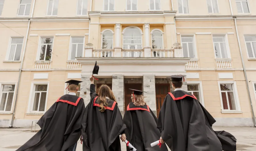 Students comparing universities in Georgia